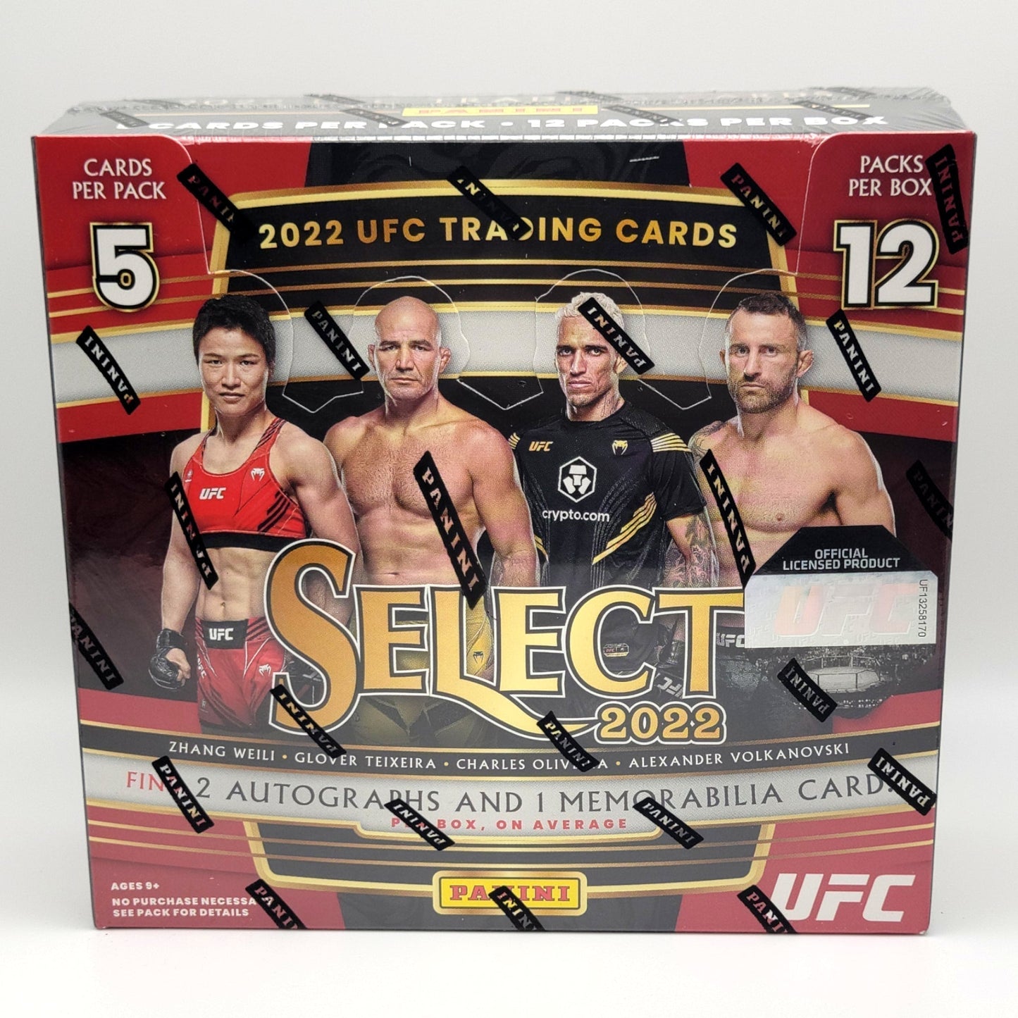 2022 Panini Select UFC Hobby Box