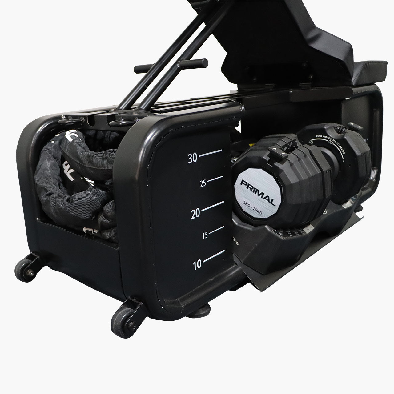 Primal Personal Series HIIT Bench Package with Adjustable Dumbbells