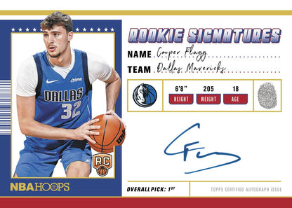 2025/26 Topps Hoops Basketball Hobby