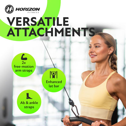 Horizon Torus 5 Home Multi Gym with 80kg Weight Stack