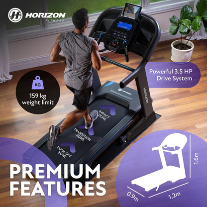 Horizon 7.4AT 24 Grade A Folding Treadmill with Bluetooth