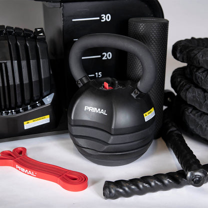 Primal Personal Series HIIT Bench Package with Adjustable Dumbbells