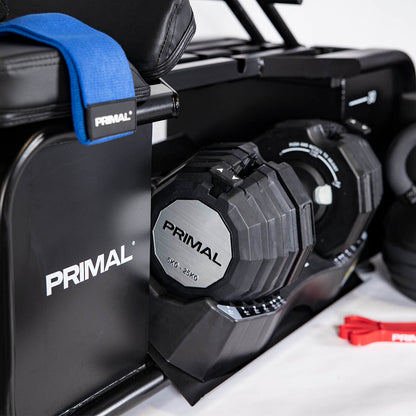 Primal Personal Series HIIT Bench Package with Adjustable Dumbbells