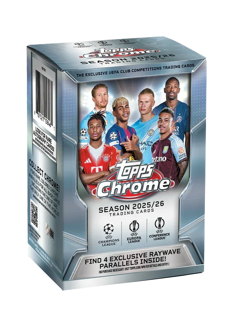 2025-26 Topps Chrome UEFA Club Competitions Value Box