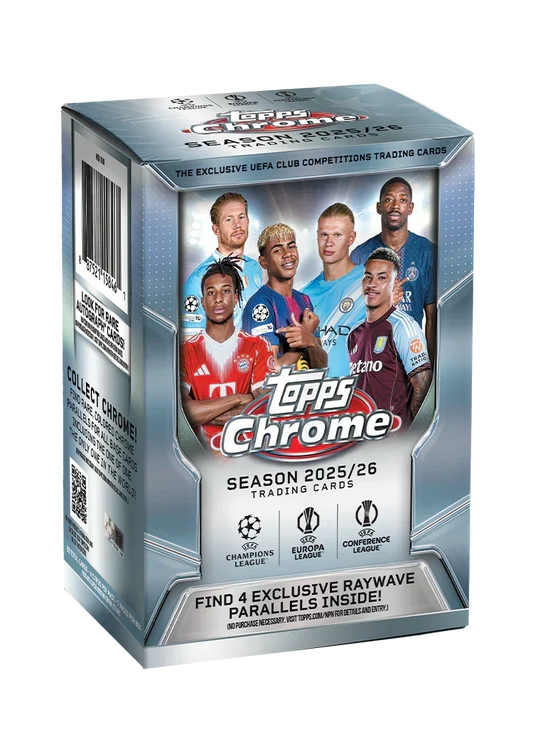 2025-26 Topps Chrome UEFA Club Competitions Value Box