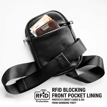 Travel Sling Bag | Leather
